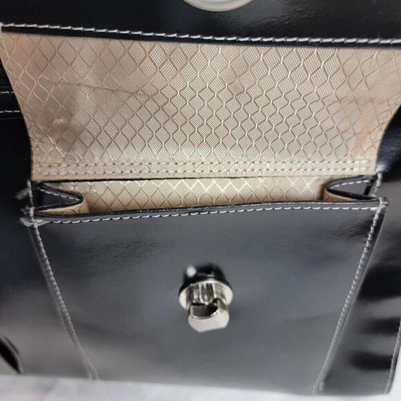 McKlein Verona Leather Laptop Briefcase - Picture 13 of 14